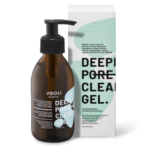 VEOLI BOTANICA DEEPLY PORE CLEANSING GEL Głęboko oczyszczający żel do mycia twarzy z aktywnym ekstraktem z zielonej herbaty z EGCG, prebiotykiem z cykorii i agawy i ALPAFLOR® ALP®-SEBUM 200 m