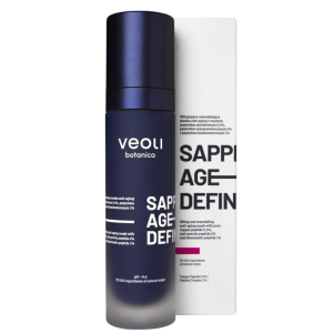 VEOLI BOTANICA SAPPHIRE AGE-DEFINER Liftingująco-remodelująca maska anti-aging z czystym peptydem miedziowym 0,5%, peptydem antygrawitacyjnym 2% i peptydem biomimetycznym 1% 50 ml