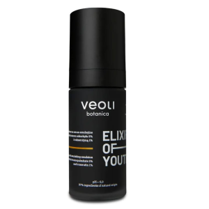 VEOLI BOTANICA ELIXIR OF YOUTH rozjaśniająco – odżywcze serum emulsyjne z tetraizopalmitynianem askorbylu 5% i trokserutyną 1% 30 ml