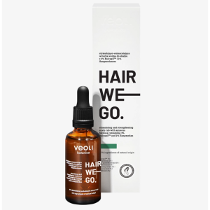 VEOLI BOTANICA HAIR WE GO Stymulująco - wzmacniająca wcierka wodna do skalpu z 3% Baicapil™ i 2% Sangmodanem 50 ml
