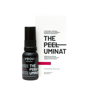 VEOLI BOTANICA The Peeluminator rozświetlająco-napinający peeling pod oczy - 15ml