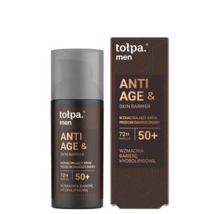 TOŁPA MEN Anti Age & Skin Barrier Wzmacniający Krem Przeciwzmarszczkowy 50+ - 50ml