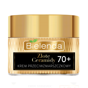BIELENDA Złote Ceramidy ultra naprawczy krem przeciwzmarszczkowy 70+ na dzień i noc - 50ml