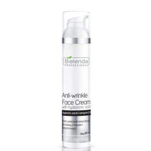 BIELENDA PROFESSIONAL Anti-Wrinkle Face Cream krem przeciwzmarszczkowy do twarzy z kwasem hialuronowym SPF15 - 100ml