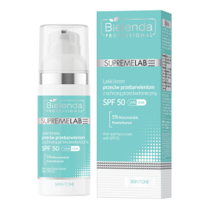 BIELENDA PROFESSIONAL SupremeLab Skin Tone Krem przeciw przebarwieniom z SPF50 UVA/UVB - 50ml