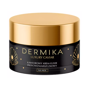 DERMIKA Luxury Caviar Kawiorowy Krem-Elixir Przeciwzmarszczkowy na noc - 50ml