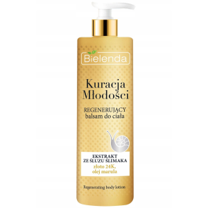BIELENDA Kuracja Młodości Odżywczy Balsam do ciała z ekstraktem ze śluzu ślimaka - 400ml