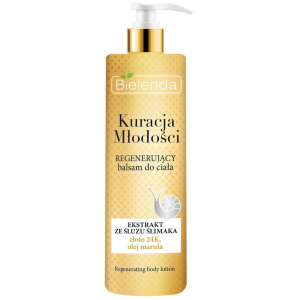 BIELENDA Kuracja Młodości Regenerujący Balsam do ciała z ekstraktem ze śluzu ślimaka - 400ml
