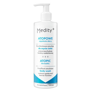Medity+ Atopowe Zapalenie Skóry emolientowa emulsja do mycia ciała - 200ml