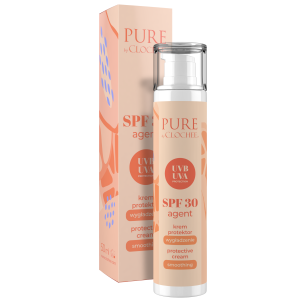 PURE BY CLOCHEE SPF 30 AGENT Krem protektor - wygładzenie - 50ml