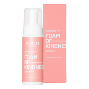 VEOLI BOTANICA FOAM OF KINDNESS Łagodząca pianka do twarzy na naczynka 150 ml