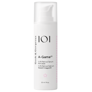 Geek and Gorgeous A-Game 20 - przeciwzmarszczkowe serum z retinalem 0,2% i ektoiną - 30 ml