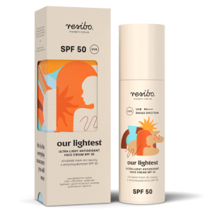 Resibo OUR LIGHTEST Ultra lekki krem do twarzy z antyoksydantami SPF 50 - 50ml