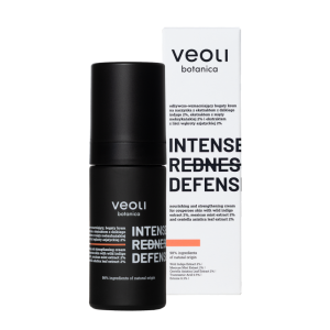 VEOLI BOTANICA INTENSE REDNESS DEFENSE odżywczo-wzmacniający bogaty krem na naczynka z ekstraktem z dzikiego indygo 2%, ekstraktem z mięty meksykańskiej 2% i ekstraktem z liści wąkroty azjaty