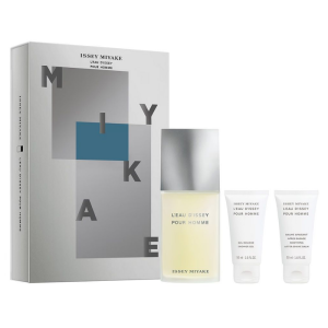 Issey Miyake L'Eau d'Issey Pour Homme zestaw woda toaletowa spray 125ml + żel pod prysznic 50ml + balsam po goleniu 50ml