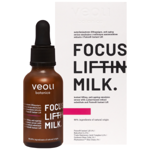 VEOLI BOTANICA FOCUS LIFTING MILK Natychmiastowo liftingujące, anti-aging serum emulsyjne z bakuchiolem i Fision™ Instant Lift  30 ml