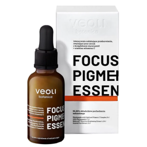 VEOLI BOTANICA FOCUS PIGMENTATION ESSENCE Intensywnie redukujące przebarwienia, zwężające pory serum z kompleksem niacynamid + stabilna witamina C  30 ml