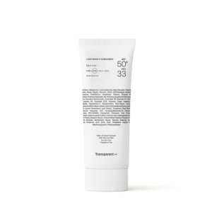 Transparent Lab Lightweight sunscreen SPF50+ - lekki krem przeciwsłoneczny SPF50+ - 100ml