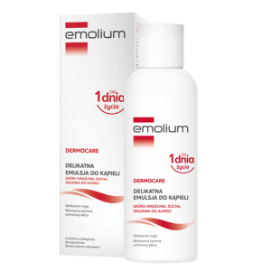 EMOLIUM DERMOCARE Delikatna Emulsja Do Kąpieli Skóra Wrażliwa - 200ml