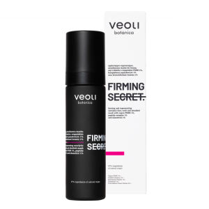 VEOLI BOTANICA FIRMING SECRET ujędrniająco-regenerująca, senolityczna maska do twarzy, szyi i dekoltu z wegańskim PDRN 1%, kompleksem peptydowym 1% oraz biomolekułami krzemu 1% 50 ml