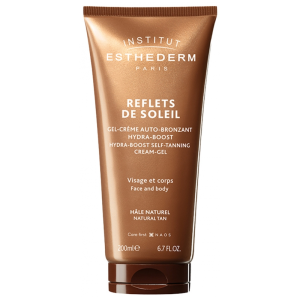INSTITUT ESTHEDERM SUN CARE Hydra-Boost Self-Tanning Cream-Gel, ultrasensoryczny samoopalacz, przywracający rezerwy wody w skórze 200ml