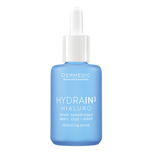 DERMEDIC HYDRAIN3 HIALURO Serum Nawadniające Twarz, Szyję i Dekolt - 30 ml