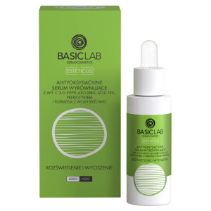 BasicLab ESTETICUS Antyoksydacyjne Serum Wyrównujące z 15% Wit. C - 30 ml
