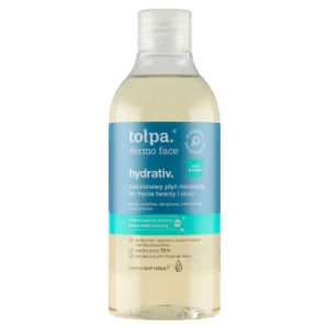 TOŁPA Dermo Face Hydrativ Hialuronowy Płyn Micelarny Do Mycia Twarzy i Oczu - 400 ml