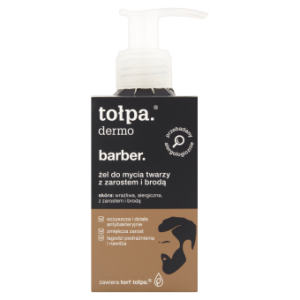 TOŁPA Dermo Barber Żel Do Mycia Twarzy Z Zarostem i Brodą - 150 ml