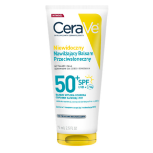 CERAVE Niewidoczny Nawilżający Balsam Przeciwsłoneczny SPF 50+ - 75ml