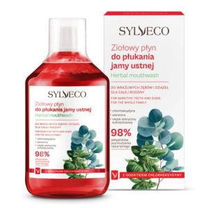 SYLVECO Ziołowy płyn do płukania jamy ustnej z chlorheksydyną 500 ml