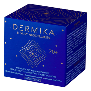 DERMIKA Luxury Neocollagen 70+ kolagenowy krem odżywczy do redukcji zmarszczek i wiotkości skóry na dzień i na noc 50 ml