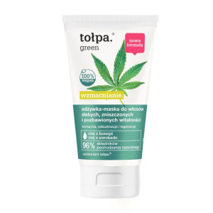 TOŁPA GREEN wzmacniająca odżywka - maska  do włosów słabych, zniszczonych i pozbawionych witalności - 150ml
