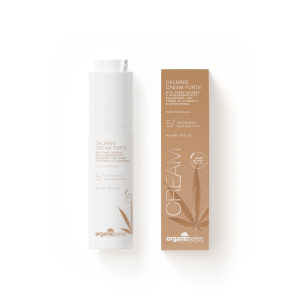 ORGANIC SERIES Krem forte wyciszający do cery naczyniowej 5w1 z CBD i Witaminą C neuro-ukojenie, redukcja rumienia, Niacynamid i Konopie - 50ml