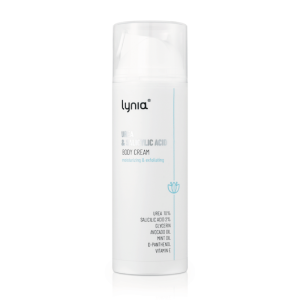 LYNIA Krem nawilżająco-złuszczający z mocznikiem (10%), kwasem salicylowym (2%) oraz kw. mlekowym (2%) 150 ml
