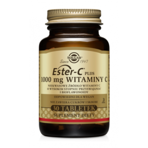 SOLGAR Ester-C Plus 1000 mg witaminy C - 30 Tabletek