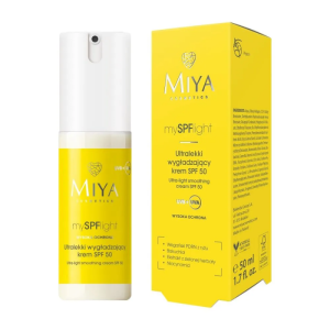 MIYA mySPFlight Ultralekki wygładzający krem SPF50 z wegańskim PDRN z ryżu - 50 ml