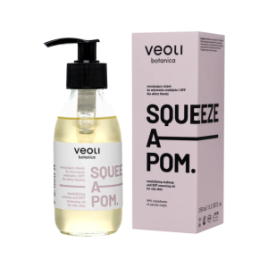 VEOLI BOTANICA SQUEEZE A POM Emulgujący olejek do zmywania makijażu i SPF dla skóry tłustej  - 150 ml
