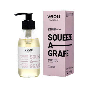 VEOLI BOTANICA SQUEEZE A GRAPE Emulgujący olejek do zmywania makijażu i SPF dla skóry suchej - 150 ml