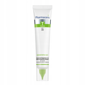 PHARMACERIS T SEBOSTATIC DAY Przeciwtrądzikowy krem normalizujący SPF30 - 40 ml