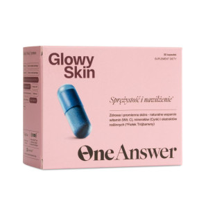 ONEANSWER Glowy Skin Suplement diety dla zdrowej i promiennej skóry 30 kapsułek
