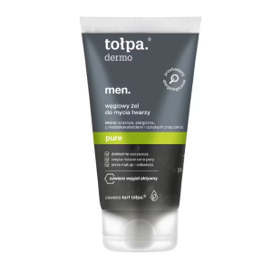 TOŁPA DERMO MEN PURE Węglowy żel do mycia twarzy 150 ml