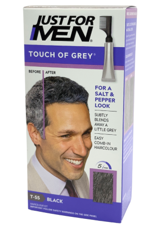 JUST FOR MEN Touch Of Grey Odsiwiacz - Czarny (T-55)