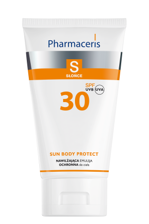 PHARMACERIS S SUN BODY PROTECT Nawilżająca emulsja ochronna do ciała SPF 30 - 150 ml
