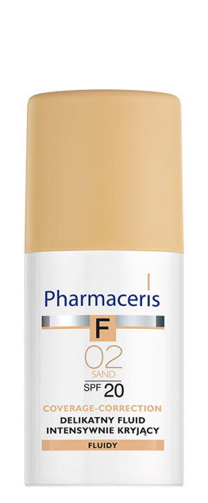 PHARMACERIS F COVERAGE-CORRECTION Fluid Intensywnie Kryjący 02 SAND SPF 20 - 30 ml