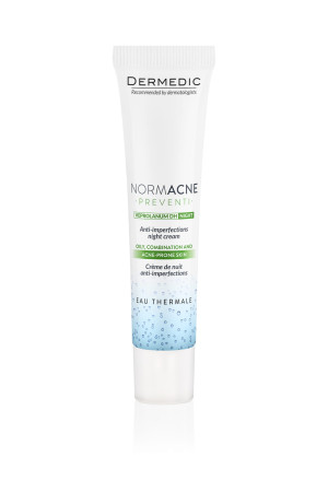 DERMEDIC NORMACNE Krem Niwelujący Niedoskonałości Na Noc - 40ml