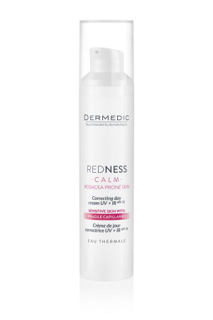 DERMEDIC REDNESS CALM SPF 20+ Krem Korygujący Na Dzień UV + IR - 40ml