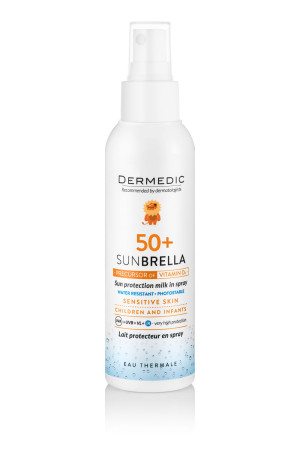 DERMEDIC Sunbrella Baby Mleczko ochronne w sprayu SPF 50+ - 150 ml
