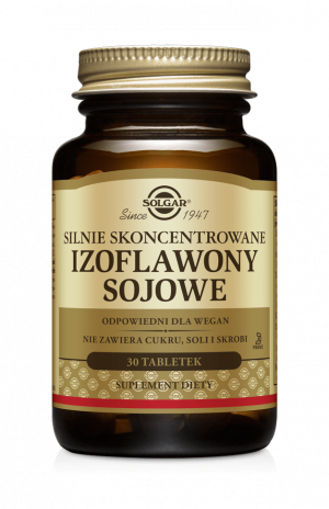 SOLGAR Izoflawony Sojowe Dla Kobiet W Czasie Lub Po Menopauzie - 30 Tabletek