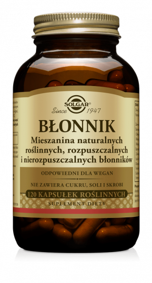 SOLGAR Błonnik (Mieszanina Naturalnych Błonników) - 120 Kapsułek